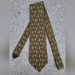 Fisherman Banana Republic 100% Silk Necktie